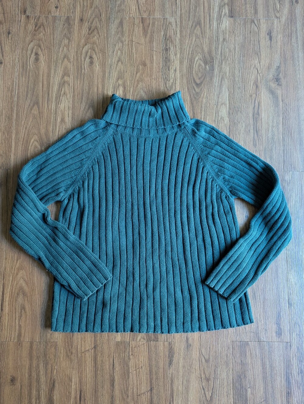 Bryn Walker Ribbed Turtleneck Cotton Sweater in Sz M